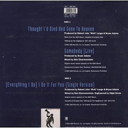 Bryan Adams - I'd Died And Gone To Heaven - Maxi Single Bryan Adams - I'd Died And Gone To Heaven - Maxi Single
