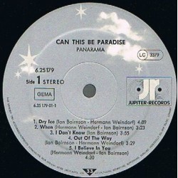 Panarama - Can This Be Paradise Panarama - Can This Be Paradise