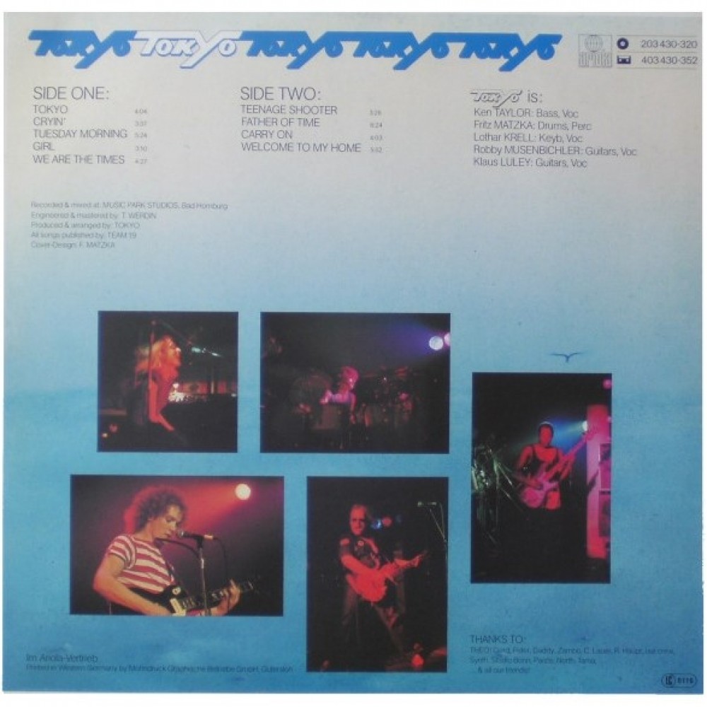 Tokyo Tokyo 1981 I Plak Sesi