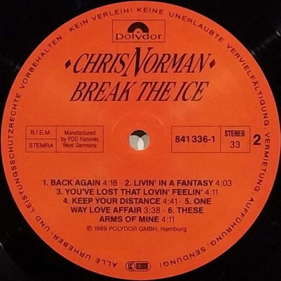 Chris Norman - Break The Ice Chris Norman - Break The Ice