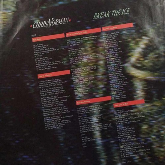 Chris Norman - Break The Ice Chris Norman - Break The Ice