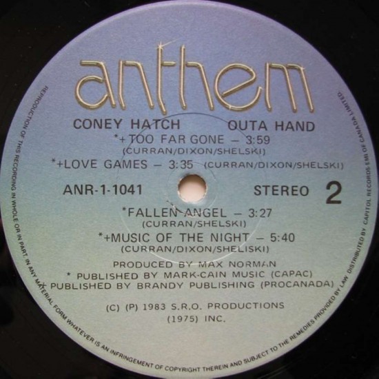 Coney Hatch - Outa Hand