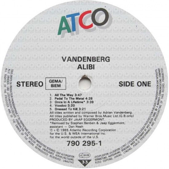 Vandenberg - Alibi Vandenberg - Alibi