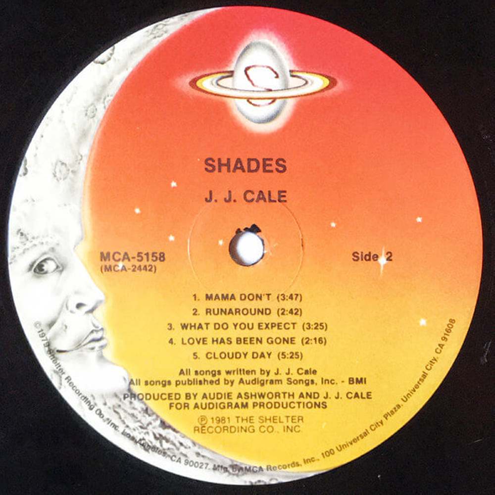 J.J. Cale Shades 1981 I Plak Sesi