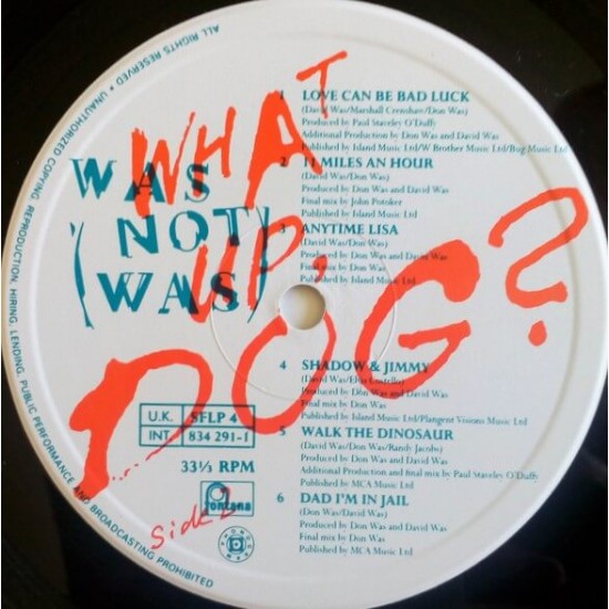 Was (Not Was) - What Up, Dog?