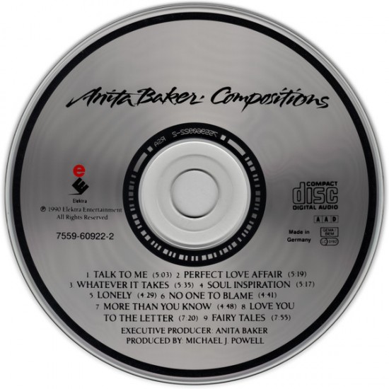 Anita Baker : Compositions > CD Anita Baker : Compositions > CD