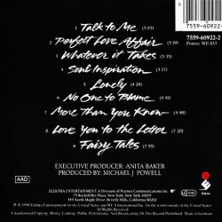 Anita Baker : Compositions > CD