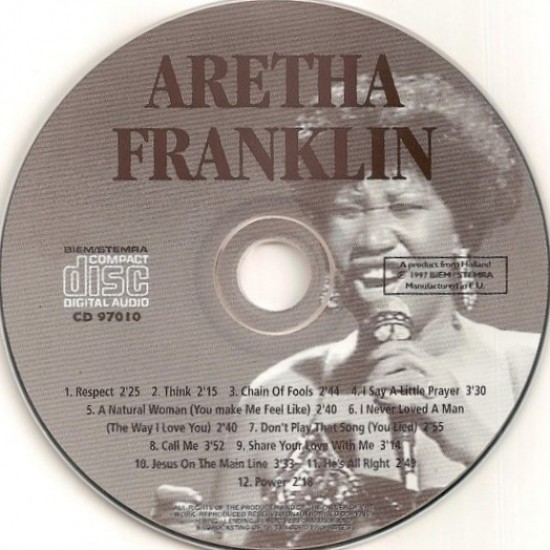 Aretha Franklin : Aretha Franklin > CD