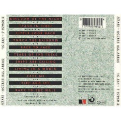 Axxis : Access All Areas Live - CD