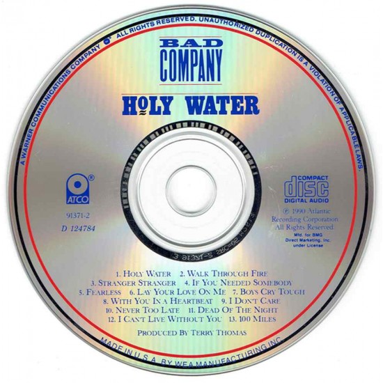 Bad Company : Holy Water > CD Bad Company : Holy Water > CD