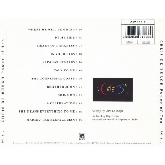 Chris De Burgh : Power Of Ten > CD