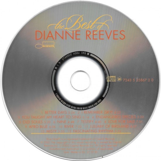Dianne Reeves : The Best Of Dianne Reeves > CD Dianne Reeves : The Best Of Dianne Reeves > CD
