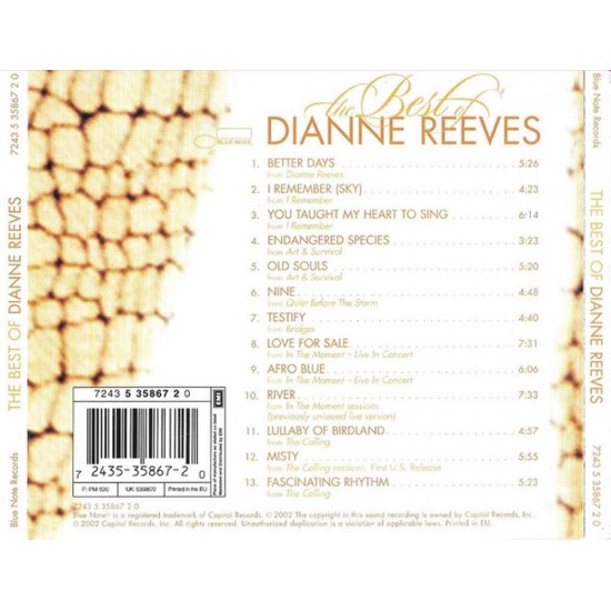 Dianne Reeves : The Best Of Dianne Reeves > CD Dianne Reeves : The Best Of Dianne Reeves > CD