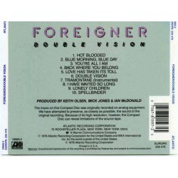 Foreigner : Double Vision - CD Foreigner : Double Vision - CD
