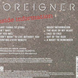Foreigner : Inside Information - CD