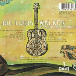 Joe Louise Walker : Preacher And The President - CD Joe Louise Walker : Preacher And The President - CD