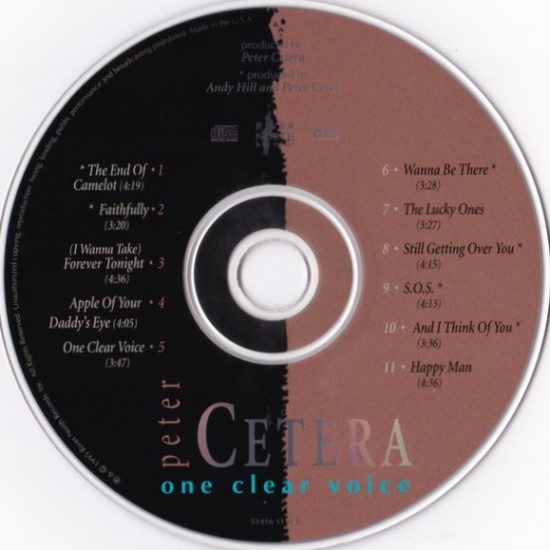 Peter Cetera : One Clear Voice > CD