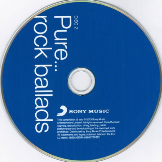 Various Artist : Pure Rock Ballads > CD Various Artist : Pure Rock Ballads > CD