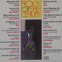 Various Artist : Rock Of The Century - CD