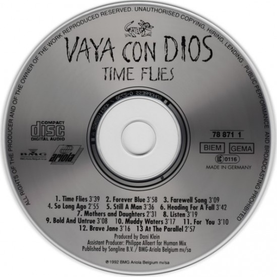 Vaya Con Dios : Time Flies > CD