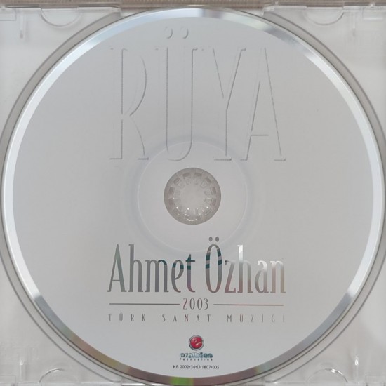 Ahmet Özhan : Rüya > CD Ahmet Özhan : Rüya > CD
