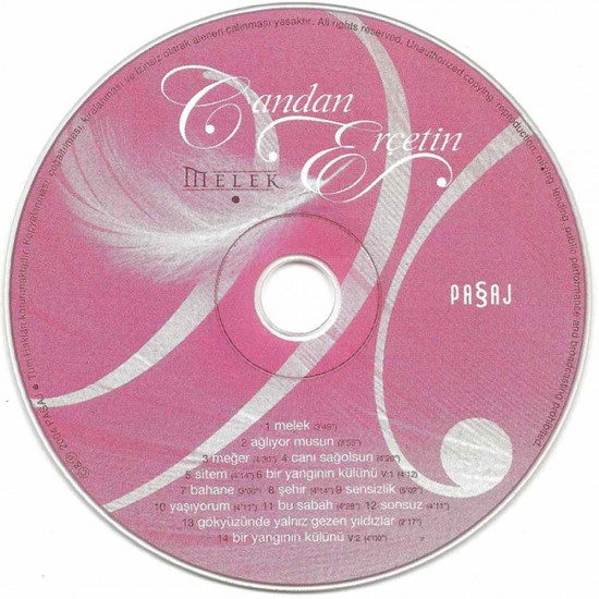 Candan Erçetin : Melek > CD Candan Erçetin : Melek > CD