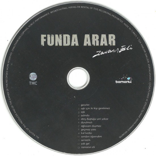 Funda Arar : Zamanın Eli > CD