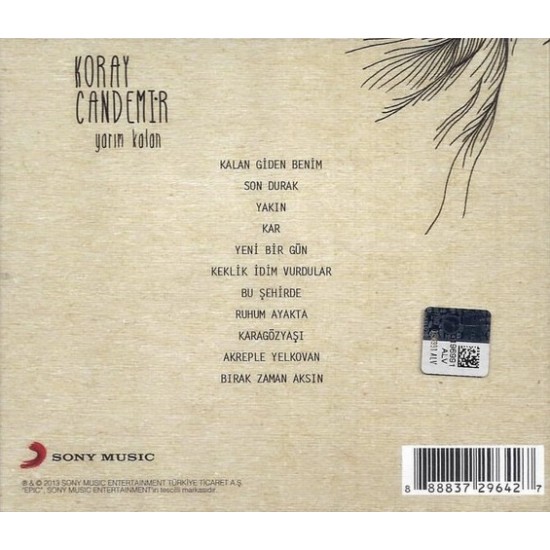 Koray Candemir : Yarım Kalan > CD