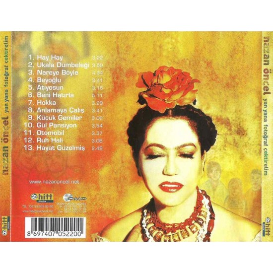 Nazan Öncel : Yan Yana Fotoğraf Çektirelim > CD Nazan Öncel : Yan Yana Fotoğraf Çektirelim > CD