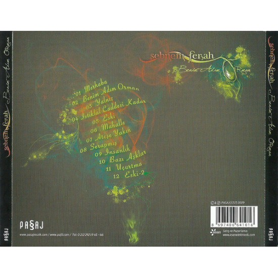Şebnem Ferah : Benim Adım Orman > CD Şebnem Ferah : Benim Adım Orman > CD