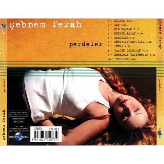 Şebnem Ferah : Perdeler > CD Şebnem Ferah : Perdeler > CD