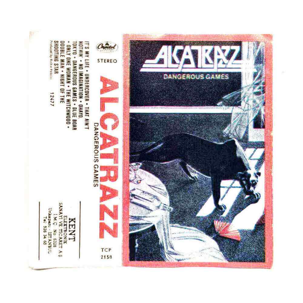 Alcatrazz dangerous games kaset 1986 i plak sesi